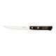 Jogo 6 Facas Churrasco Polywood aço Inox Tramontina Com Cabo De Madeira Castanho